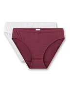 Majtki dla dzieci - Sanetta Majtki (2 pary) w kolorze biało-fioletowym - miniaturka - grafika 1