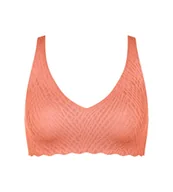 Biustonosze - Bezszwowy biustonosz BEZ FISZBIN stanik Sloggi ZERO Feel Bliss Soft Bra XL - miniaturka - grafika 1