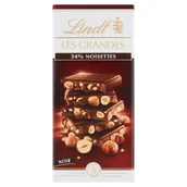 Czekolada - Lindt LES GRANDES SZWAJCARSKA CZEKOLADA DESEROWA Z ORZECHAMI LASKOWYMI 150G Zakupy dla domu i biura! 627118 - miniaturka - grafika 1