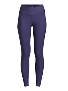 Legginsy damskie z wysoką talią Casall Overlap High Waist Tights fioletowy 40 - Legginsy - miniaturka - grafika 1