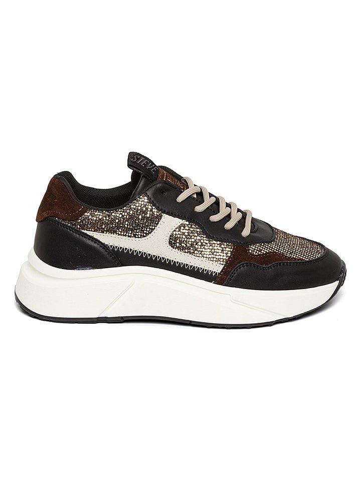 Steve Madden Sneakersy w kolorze złoto-czarnym