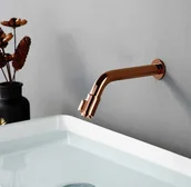 Baterie umywalkowe - Bateria umywalkowa RONDES różowe złoto - miniaturka - grafika 1