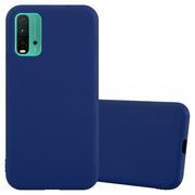 Etui i futerały do telefonów - Pokrowiec Do Xiaomi RedMi 9T / POCO M3 Etui w CANDY CIEMNY NIEBIESKI TPU Silikon Obudowa Case Cover Ochronny Plecki Cadorabo - miniaturka - grafika 1