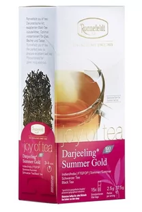 Czarna herbata Ronnefeldt Joy Of Tea Darjeeling Summer Gold 15x2,5g - Herbata - miniaturka - grafika 1