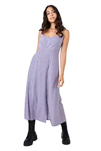 Closet London Damska sukienka w kratkę z nadrukiem midi w stylu casual (36 sztuk), Fioletowy, 36 - Sukienki - miniaturka - grafika 1