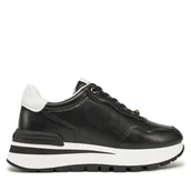 Sneakersy damskie - Sneakersy Liu Jo Amazing 20 BA5043 P0102 Czarny - miniaturka - grafika 1