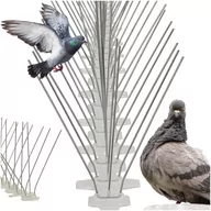 Zwalczanie i odstraszanie szkodników - KOLCE NA PTAKI gołębie gęste metalowe mocne 50cm - miniaturka - grafika 1