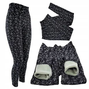 Legginsy Damskie Ocieplane tregginsy Modelujące z Buźką Misia rozmiar S/M - Legginsy Legginsy Damskie Ocieplane tregginsy Modelujące z Buźką Misia rozmiar S/M - Legginsy - miniaturka - grafika 1
