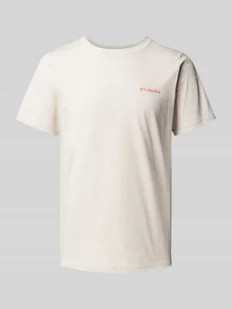 T-shirt z nadrukiem z logo - Koszulki męskie - miniaturka - grafika 1