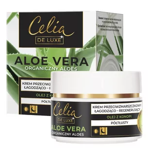 Celia Aloe Vera Półtłusty Krem Przeciwzmarszczkowy Łagodząco-Regenerujący 010214771 - Kremy do twarzy - miniaturka - grafika 1