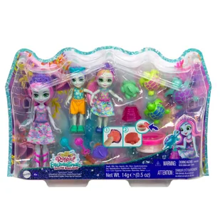 Enchantimals Rodzina Tinsley Turle Żółwie Zestaw Lalki + zwierzątka Hcf95 Mattel - Lalki dla dziewczynek - miniaturka - grafika 1