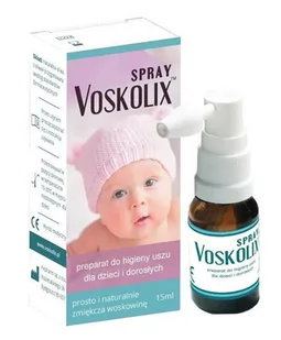 Voskolix spray, preparat do higieny dla dzieci i dorosłych, 15 ml  9072973 - Wzrok i słuch - miniaturka - grafika 2