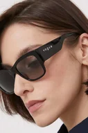Okulary przeciwsłoneczne - VOGUE okulary przeciwsłoneczne damskie kolor czarny - Vogue - miniaturka - grafika 1