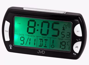 Budzik z termometrem JVD RB358.10 DCF77 - Zegary - miniaturka - grafika 1