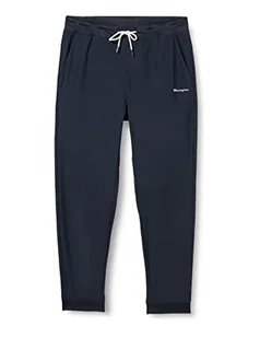 Champion Męskie spodnie treningowe Authentic Pants Small Script Logo Cs, niebieski morski, L - Spodenki męskie - miniaturka - grafika 1