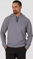 Bluzy męskie - WRANGLER MIX MAT HOODIE QUIET SHADE WA6K9CM11 XXL - miniaturka - grafika 1