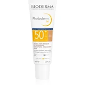 Balsamy i kremy do opalania - Bioderma NAOS POLAND Photoderm M SPF 50+ ciemny, 40ml - miniaturka - grafika 1