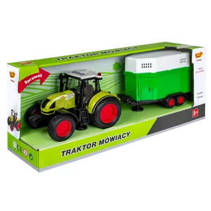 Traktor mówiący z przyczepą - Smily Play - Samochody i pojazdy dla dzieci - miniaturka - grafika 3