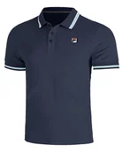 Koszulki sportowe męskie - Koszulka męska Fila Polo Piro Vintage Indigo XL - miniaturka - grafika 1