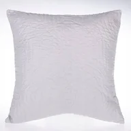 Poszewki na poduszki - Szara poszewka pikowana 45x45 cm - miniaturka - grafika 1