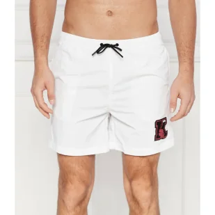 Karl Lagerfeld Szorty kąpielowe | Regular Fit - Kąpielówki męskie - miniaturka - grafika 1