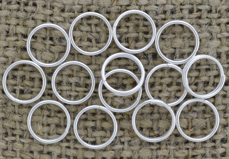 [301018] Ogniwka sprężynki 7mm srebrne 100szt