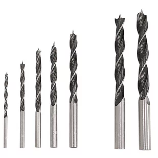 MEGA Wiertła do drewna kpl szt.5 4-10mm) w etui <121105> - Wiertła - miniaturka - grafika 1