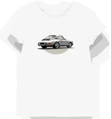 Koszulki i topy damskie - Koszulka damska biała z klasycznym stylem Porsche 911 S - miniaturka - grafika 1