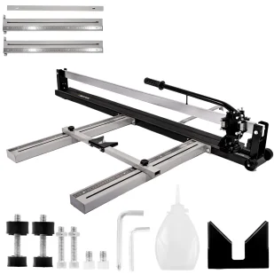 BESTEN BE-2537 Gilotyna do płytek glazury i gresu 1200 mm z laserem – profesjonalna przecinarka + 2 ostrza + kółka - Narzędzia glazurnicze - miniaturka - grafika 1