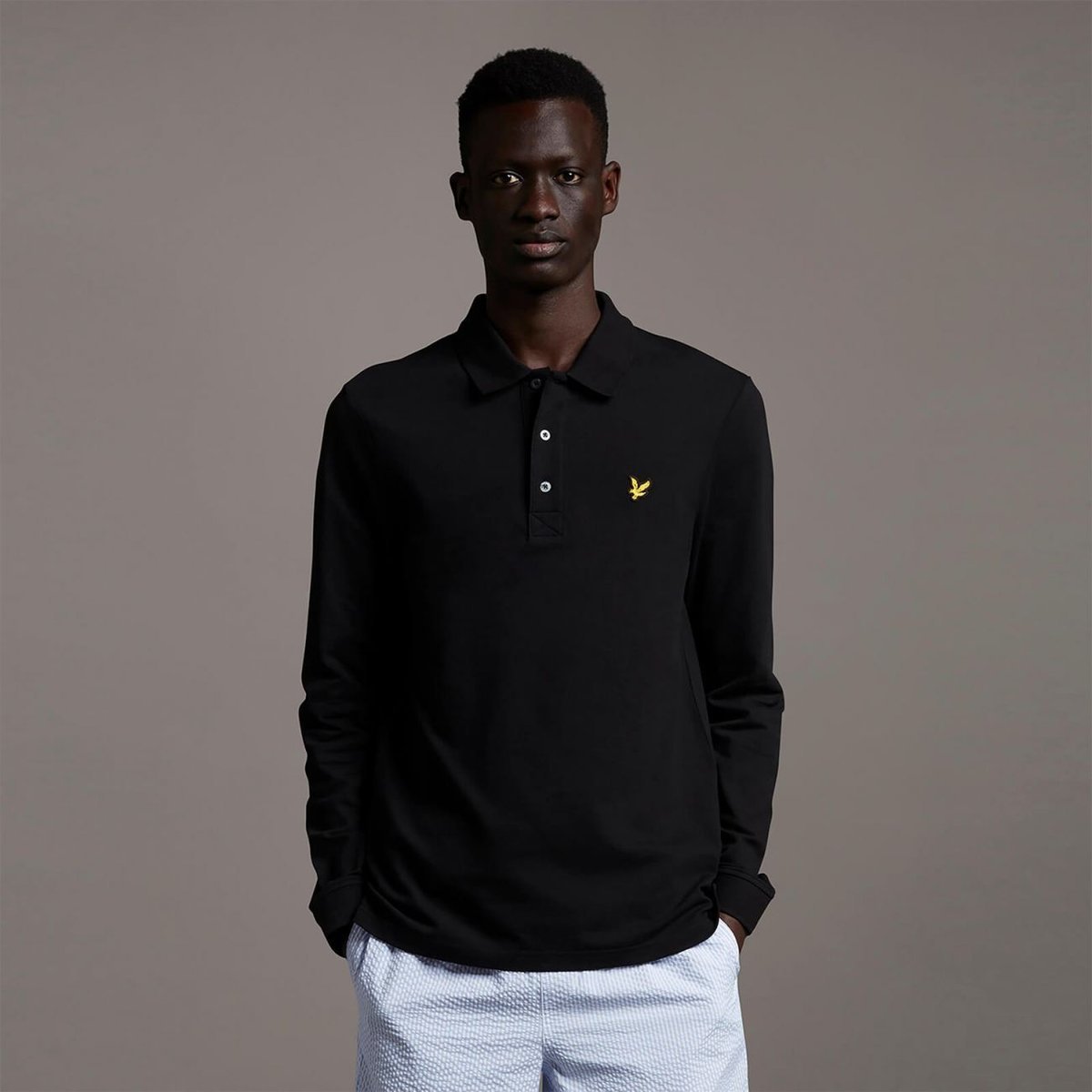 polo uomo lyle and scott 1874 lp400vog ls polo z865 jet black