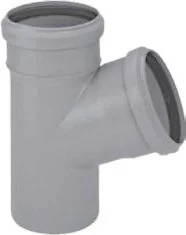 Magnaplast Trójnik 67° kanalizacji wewnętrznej HETA 75/50mm 11740 - Odwodnienia, kanały i akcesoria - miniaturka - grafika 1