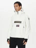 Kurtki męskie - Napapijri Kurtka anorak Rainforest Next Sum NP0A4ILW Biały Loose Fit - miniaturka - grafika 1