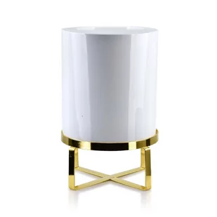 Blumfeldt doniczka na stojaku Neva Lao White 28 cm - Donice - miniaturka - grafika 1