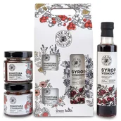 Zestawy upominkowe - Zestaw prezentowy polskie smaki przetwory na prezent wiśnia malina truskawka - miniaturka - grafika 1