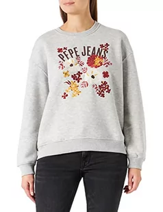 Pepe Jeans bluza damska Stephanie, 933 szary Marl, L - Bluzy damskie - miniaturka - grafika 1