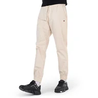 Spodnie sportowe męskie - Spodnie Champion Cotton Twill Cuffed 214366-YS015 - beżowe - miniaturka - grafika 1