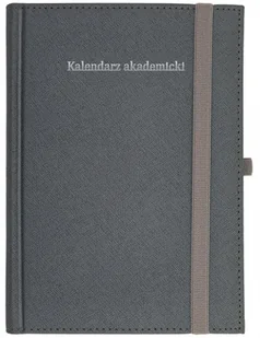 Kalendarz akademicki A5 tyg Cross z gumką srebrny - Wokół Nas - Kalendarze Kalendarz akademicki A5 tyg Cross z gumką srebrny - Wokół Nas - Kalendarze - miniaturka - grafika 1