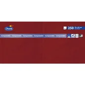 Dekoracja stołu - Duni Sales Poland SERWETKI 33/3W BORDOWE TISSUE 250 SZT. (211123) - miniaturka - grafika 1