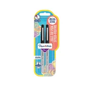 Cienkopisy - Paper Mate Cienkopis ULTRA FINE FLAIR czarny 2027080 blister 2szt 2027080 - miniaturka - grafika 1