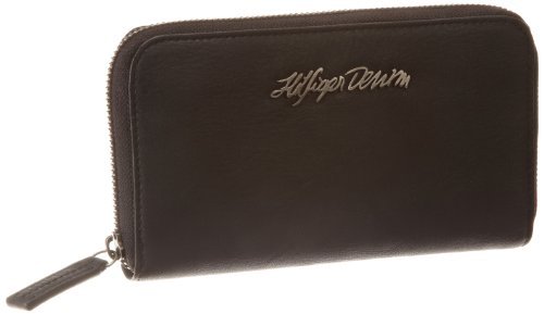 Hilfiger Denim Damska portmonetka LYRIC LARGE ZIP AROUND WALLET, 19 x 10 x 3 cm, czarny - czarny (black 990) - 19x10x3 cm (B x H x T)