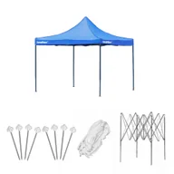 Altany ogrodowe - Leziter Składana altana ogrodowa 3x3 m niebieska - miniaturka - grafika 1