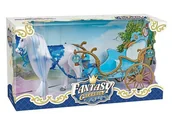 Domki dla lalek - Karoca dla lalek na baterie światło 29cm - zabawka - miniaturka - grafika 1