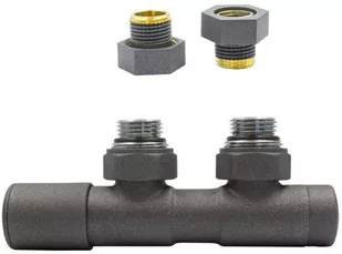 Zawór regulacyjny 50mm TWINS grafit strukturalny lewy GZ1/2 - Zawory i kraniki - miniaturka - grafika 1