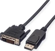Kable komputerowe i do monitorów - Kabel Value VALUE Kabel DisplayPort męski DP - DVI 24+1 męski, LSOH, czarny, 1,5 m - miniaturka - grafika 1