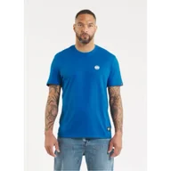 Koszulki sportowe męskie - Pit Bull T-Shirt Koszulka Small Logo Royal Blue - miniaturka - grafika 1