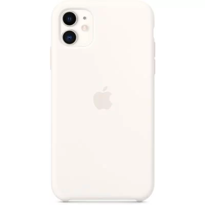 Apple Etui Silicone Case do iPhone 11 białe MWVX2ZM-A