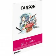 Podobrazia, bloki, papiery - Blok A4 200g 50k Graduate Manga Canson - miniaturka - grafika 1