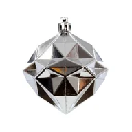 Bombki - Komplet 3 bombek plastikowych 7,5 cm różne kolory - miniaturka - grafika 1