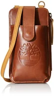 Torebki damskie - Timberland Damska skórzana torba na ramię ze skóry na telefon crossbody portfel RFID, koniak (Altroz), - miniaturka - grafika 1
