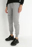 Spodnie damskie - Szare Spodnie Dresowe Crowen - miniaturka - grafika 1